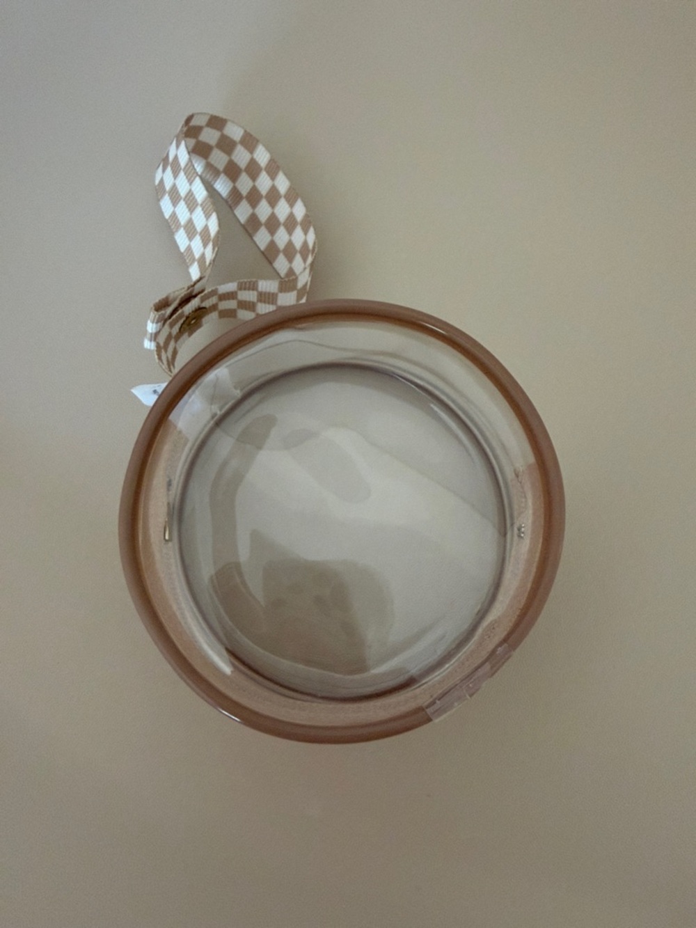 Itzy Ritzy Beige Check Pacifier Case - Picture 2 of 3